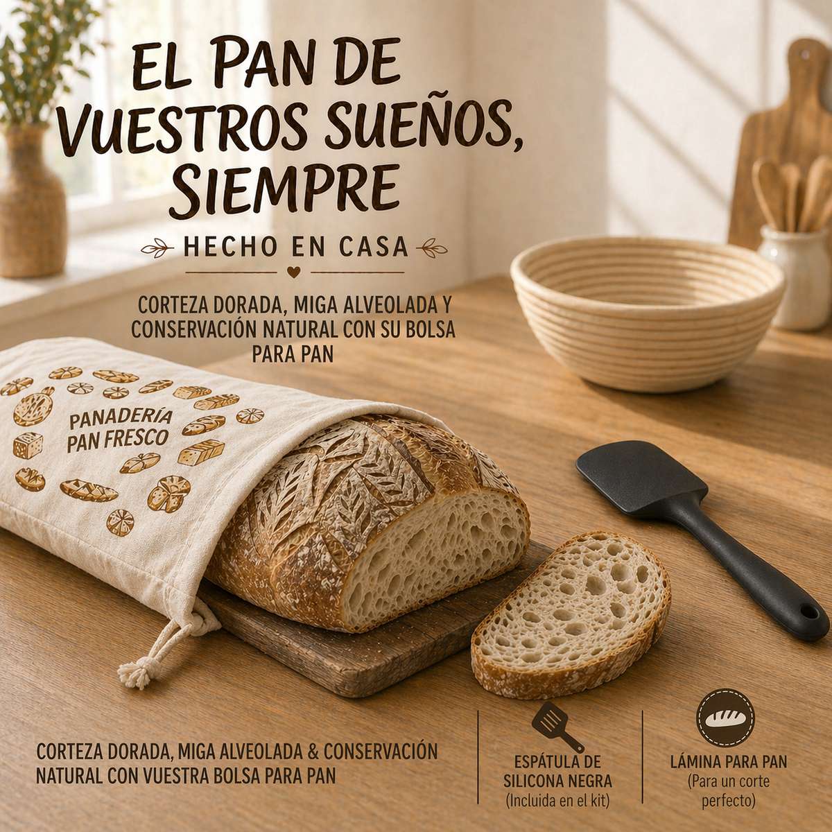 Kit Completo para Masa Madre Casera