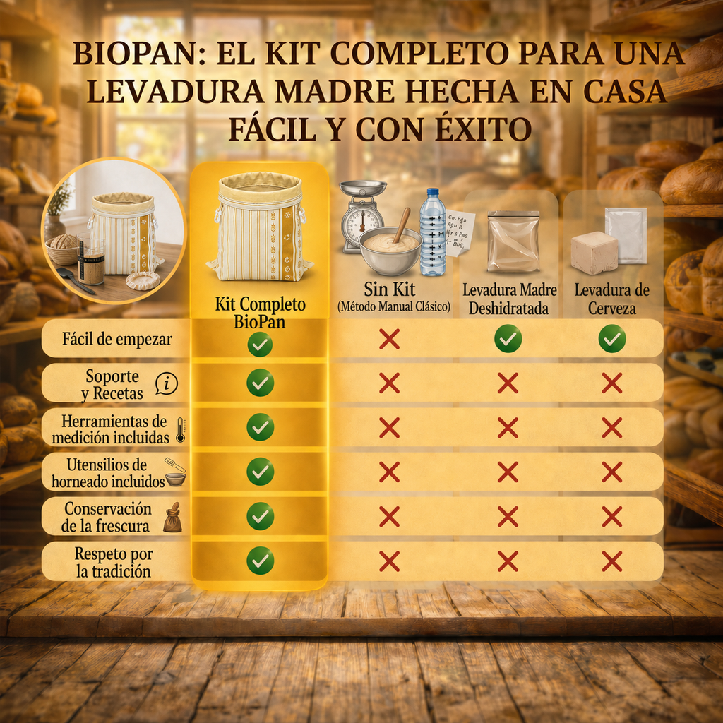 Kit Completo para Masa Madre Casera