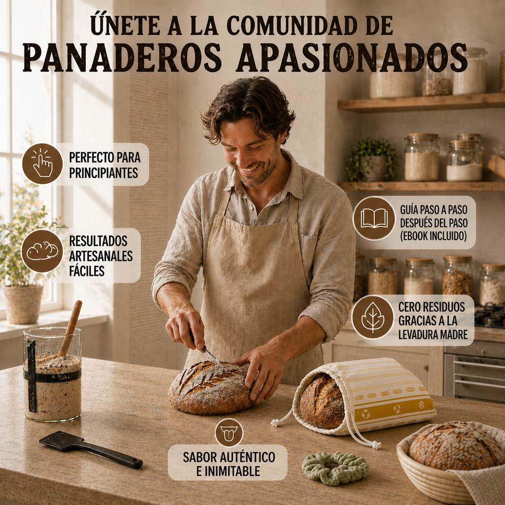 Kit Completo para Masa Madre Casera